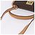 Céline Bolsa de Mão Redonda CELINE Macadam Canvas PVC Couro Marrom Dourado Auth am12348V - vista 7