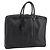 LOUIS VUITTON Epi Porte Documents Voyage Business Bag Black M54472 Auth 198948 Nero
