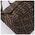 Borsa a tracolla FENDI Zucca Canvas Mamma Baguette Marrone Argento Auth BA15303V - vista 14