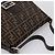 Borsa a tracolla FENDI Zucca Canvas Mamma Baguette Marrone Argento Auth BA15303V - vista 6