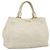 Borsa a mano Miu Miu in pelle Ivory Gold Auth 196961A D'oro Crudo