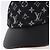 LOUIS VUITTON Monogram Carry on Hat Wool M Black M76712 LV Auth BA15278M Nero Monogramma - vista 7
