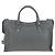 BALENCIAGA Classic Metallic Ege City Bag Leather 2way Gray 432831 Auth 197181SAM Marrone Argento - vista 2