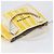 Borsa a mano BALENCIAGA Navy Cabas S Canvas Giallo Argento Auth 200904A - vista 6