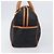SAINT LAURENT Bolsa Boston PVC Canvas Black Gold Auth 199641 Preto Dourado - vista 4