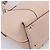 Borsa Tote Salvatore Ferragamo Gancini in pelle rosa e oro Auth 199216V D'oro - vista 13