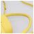 Céline CELINE Big Bag Bucket Nano Borsa a Mano Pelle 2way Giallo Argento Auth 199091M - vista 14