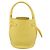 Céline CELINE Big Bag Bucket Nano Borsa a Mano Pelle 2way Giallo Argento Auth 199091M - vista 2