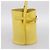 Céline CELINE Big Bag Bucket Nano Borsa a Mano Pelle 2way Giallo Argento Auth 199091M - vista 3