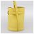 Céline CELINE Big Bag Bucket Nano Borsa a Mano Pelle 2way Giallo Argento Auth 199091M - vista 4