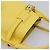 Céline CELINE Big Bag Bucket Nano Borsa a Mano Pelle 2way Giallo Argento Auth 199091M - vista 6