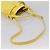 Céline CELINE Big Bag Bucket Nano Borsa a Mano Pelle 2way Giallo Argento Auth 199091M - vista 8