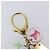 LOUIS VUITTON Porte Cles Fleur Charm Metal Gold Clear M60046 LV Auth 199068 D'oro - vista 9