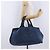 Sac à main PRADA Canapa GM Denim Blue Gold Auth 197708 Bleu Doré - vue 24