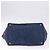 Sac à main PRADA Canapa GM Denim Blue Gold Auth 197708 Bleu Doré - vue 5