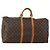 LOUIS VUITTON Monogram Keepall 55 Boston Bag M41424 LV Auth 196262A Monograma