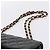 Borsa CHANEL Matelasse 30 Chain Double Flap Bag Lamb Skin Gold Black Auth yk20815SAM Nero D'oro - vista 8
