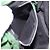 Borsa a mano con catena BALENCIAGA in camoscio verde Auth 196979 - vista 26