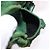 Borsa a mano con catena BALENCIAGA in camoscio verde Auth 196979 - vista 27