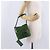 Borsa a mano con catena BALENCIAGA in camoscio verde Auth 196979 - vista 30