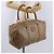 Céline Borsa a mano CELINE Macadam Canvas PVC Beige Gold Auth 197717 D'oro - vista 23