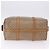Céline Borsa a mano CELINE Macadam Canvas PVC Beige Gold Auth 197717 D'oro - vista 5