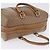 Céline Borsa a mano CELINE Macadam Canvas PVC Beige Gold Auth 197717 D'oro - vista 6