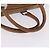 Céline Borsa a mano CELINE Macadam Canvas PVC Beige Gold Auth 197717 D'oro - vista 8
