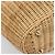 Borsa a mano PRADA in rattan 2way Marrone Oro Auth 199110V D'oro - vista 16