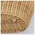 Borsa a mano PRADA in rattan 2way Marrone Oro Auth 199110V D'oro - vista 17