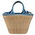 Borsa a mano PRADA in rattan 2way Marrone Oro Auth 199110V D'oro - vista 2