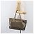 Borsa Tote GUCCI GG Implementation PVC Oro Argento 211137 Auth BA15109 D'oro - vista 24