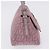 Borsa FENDI Zucchino Canvas Mini Mamma Baguette Bag Purple Silver Auth ki6806M Argento Porpora - vista 4