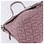 Borsa FENDI Zucchino Canvas Mini Mamma Baguette Bag Purple Silver Auth ki6806M Argento Porpora - vista 9