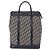 Borsa a mano Christian Dior Trotter Canvas Navy Silver Auth 197316A Argento Blu navy - vista 3