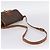 Céline Borsa a tracolla CELINE Macadam PVC Pelle Marrone Oro Auth 197775 D'oro - vista 7