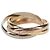 Anello CARTIER Trinity Au750 Oro Argento Auth am12316SM D'oro