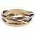 Anello CARTIER Trinity Au750 Oro Argento Auth am12316SM D'oro - vista 2