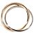 Anello CARTIER Trinity Au750 Oro Argento Auth am12316SM D'oro - vista 5