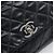 Borsa a tracolla CHANEL Matelasse con catena in pelle nera e argento CC Auth yk20837V Nero - vista 15