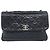 Borsa a tracolla CHANEL Matelasse con catena in pelle nera e argento CC Auth yk20837V Nero - vista 2
