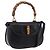 Borsa a mano GUCCI Bamboo in pelle 2way Nera Oro 000 46 0633 Auth am12260SAV Nero D'oro