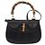 Borsa a mano GUCCI Bamboo in pelle 2way Nera Oro 000 46 0633 Auth am12260SAV Nero D'oro - vista 2
