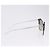 Gafas de sol PRADA Metal Silver Black Auth BA15310 Negro Plata - vista 5