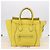 Céline CELINE Luggage Mini Hand Bag Leather Yellow Auth 197304V Giallo - vista 12