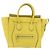 Céline CELINE Luggage Mini Hand Bag Leather Yellow Auth 197304V Giallo - vista 13