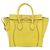 Céline CELINE Luggage Mini Hand Bag Leather Yellow Auth 197304V Giallo - vista 2
