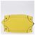 Céline CELINE Luggage Mini Hand Bag Leather Yellow Auth 197304V Giallo - vista 5