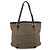 FENDI Zucchino Canvas Tote Bag Beige Gold Auth 200951V Golden - Ansicht 2