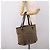 FENDI Zucchino Canvas Tote Bag Beige Gold Auth 200951V Golden - Ansicht 21